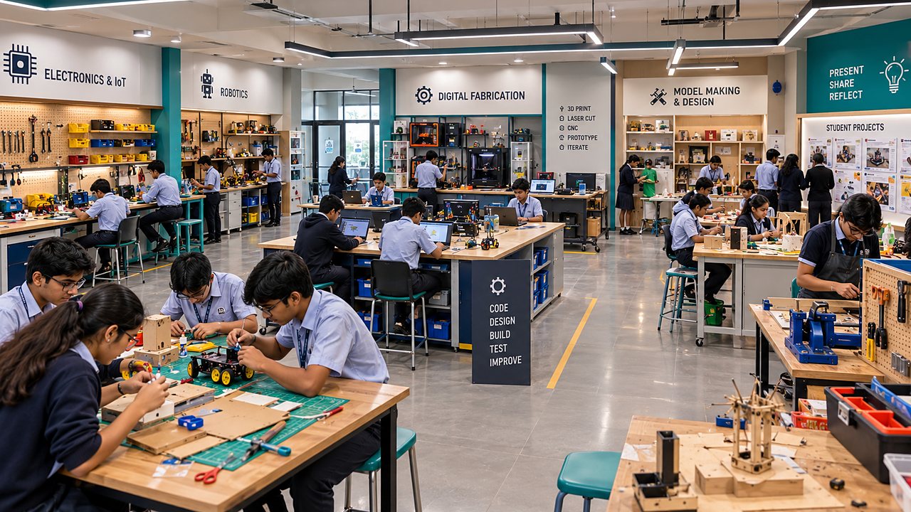 CBSE Composite Skill Lab - students learning hands-on