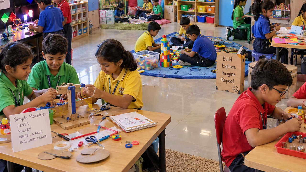 STEAM Lab - students learning hands-on